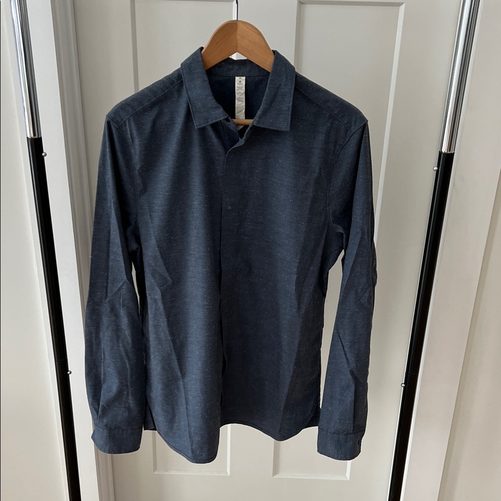 lululemon athletica Dark Blue Casual Shirt